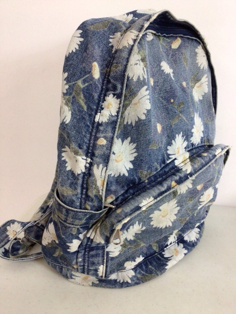 Y2K Festival Bag Daisy Denim BackPack Medium Bag Handbag Cute - Picture 6 of 9